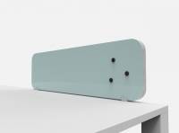 Lintex Mood Fabric bordskærm 100x35cm Frank, grågrøn