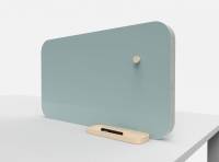Lintex Mood Fabric bordskærm 800x450mm Frank, grågrøn