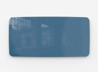 Lintex Mood Flow Wall glastavle 200x100cm Peaceful, blå