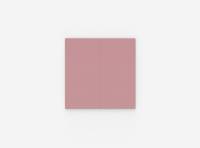 Lintex Mood Spaces glastavle 200x200cm Blush, lyserød
