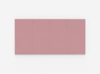 Lintex Mood Spaces glastavle 400x200cm Blush, lyserød