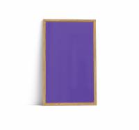 Lintex Offset Wall Silk glastavle 130x210cm med eg ramme Dreamy, lilla