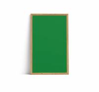 Lintex Offset Wall Silk glastavle 130x210cm med eg ramme Fearless, gr&oslash;n