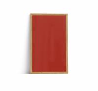 Lintex Offset Wall glastavle 130x210cm med eg ramme Loving, rustr&oslash;d