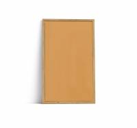 Lintex Offset Wall glastavle 130x210cm med eg ramme Sunny, bronze