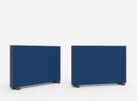 Lintex Unit flytbar væg 180x125,5cm blå, umbragrå ramme og fødder
