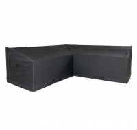 Luksusovertr&aelig;k til h&oslash;jre-/venstrevendt hj&oslash;rnes&aelig;t sort