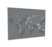 Lydabsortbent Tell_us EcoSUND 160x120x5cm, hvid med hvid ramme