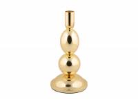 Lysestage Dazzle 10x21x10cm guld