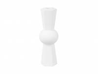 Lysestage Geo Count Ø6cm hvid