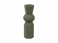 Lysestage Geo King Ø6,5cm grøn