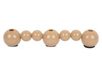 Lysetage Bubbles 7x7cm brun