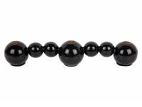 Lysetage Bubbles 7x7cm sort