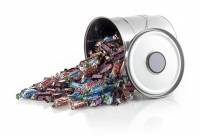 Mars Miniature Mix i sølv metalspand med Bluetooth højtaler 1800g