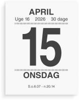 Mayland 2026 Broderikalender med bagsidetekst 26241000