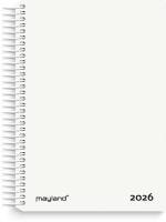 Mayland 2026 Dagkalender 11,7x17,1 cm hvid 26210010