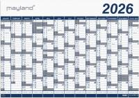 Mayland 2026 Kæmpekalender 1x13 måneder PP-plast 26065100