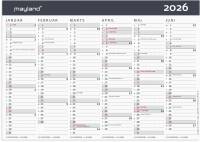 Mayland 2026 Kontorkalender Moderne A5 26058050