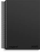 Mayland 2026 dagkalender A5 job/privat sort kunstskind 26200900