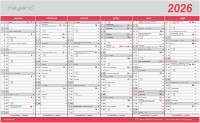 Mayland 2026 kontorkalender Stor med flagdage 26055000