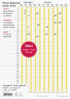 Mayland 2027 Ferie Planner 2026/2027 27104000