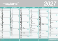 Mayland 26/27 Studie k&aelig;mpekalender 100x70cm 27807500
