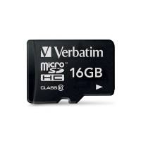Verbatim Micro SD card 16GB HC 44010 PRO Class 10