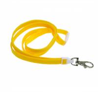 N&oslash;glesnore med karabinhage, B10xL900 mm Gul 