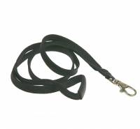 N&oslash;glesnore med karabinhage, B10xL900 mm Sort 