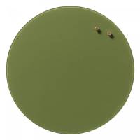 Naga Nord glastavle rund Ø35cm grøn