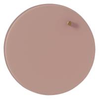 Naga Nord magnetisk glastavle rund Ø25cm rosa