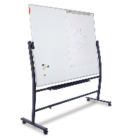 Naga Rocada mobil dobbeltsidet whiteboard 150x120cm