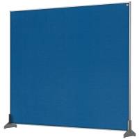 Nobo Pro bordafskærmning 120x100cm med blå filtoverflade