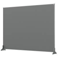 Nobo Pro bordafskærmning 140x100cm med grå filtoverflade