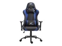 Nordic Gamerstol Racer Chair med armlæn blå sort