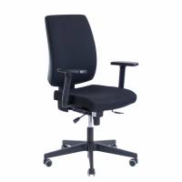 Office Sprint kontorstol stof uden armlæn sort