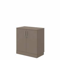 Office Xtra kontorskab med 2 hylder 830x800mm sand
