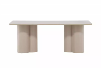 Olivia sofabord 60x120cm MDF beige | Outletsalg