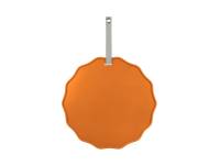 Opslagstavle Funky Wave i magnetisk metal Ø51cm orange