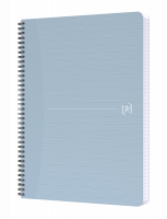 Oxford My Rec’Up notesbog A4 med spiral kvadreret blå
