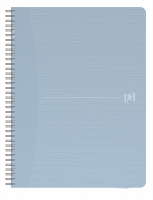 Oxford My Rec’Up notesbog A4 med spiral linieret blå