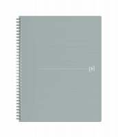 Oxford Origins A4+ dobbelttråd kvadreret notesbog grå