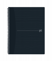 Oxford Origins A4+ dobbelttråd linieret notesbog sort