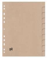 Oxford Touareg A4 genbrugs karton fanekort med 10 faner