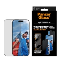 PanZerglass PG 2-Way Privacy Screen Protector iPhone 17/16 Pro UWF Fastf