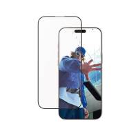 PanzerGlass® iPhone 16 Pro UWF skærmbeskyttelse alu ramme 2852