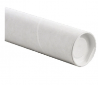 Papr&oslash;r incl l&aring;g &Oslash;100x1030mm hvid