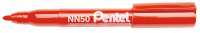 Pentel NN50 Recycled marker med rund spids 5mm rød