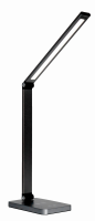 Platinet Skrivebordslampe 10W alu tr&aring;dl&oslash;s opladning, sort