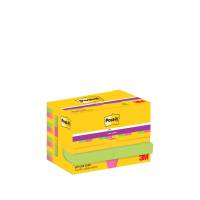Post-it Super Sticky Notes Carnival 47,6x47,6mm assorterede farver